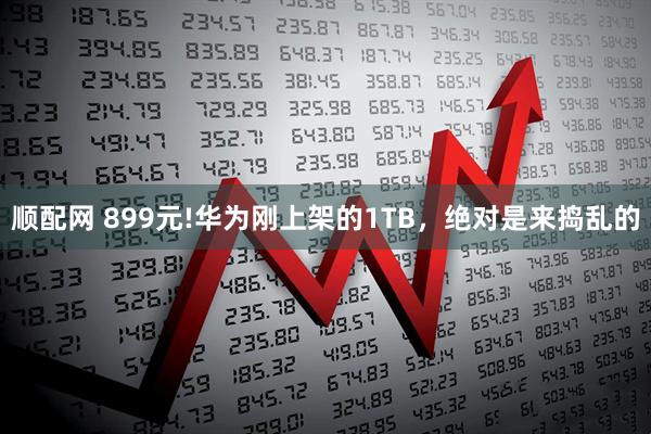顺配网 899元!华为刚上架的1TB，绝对是来捣乱的